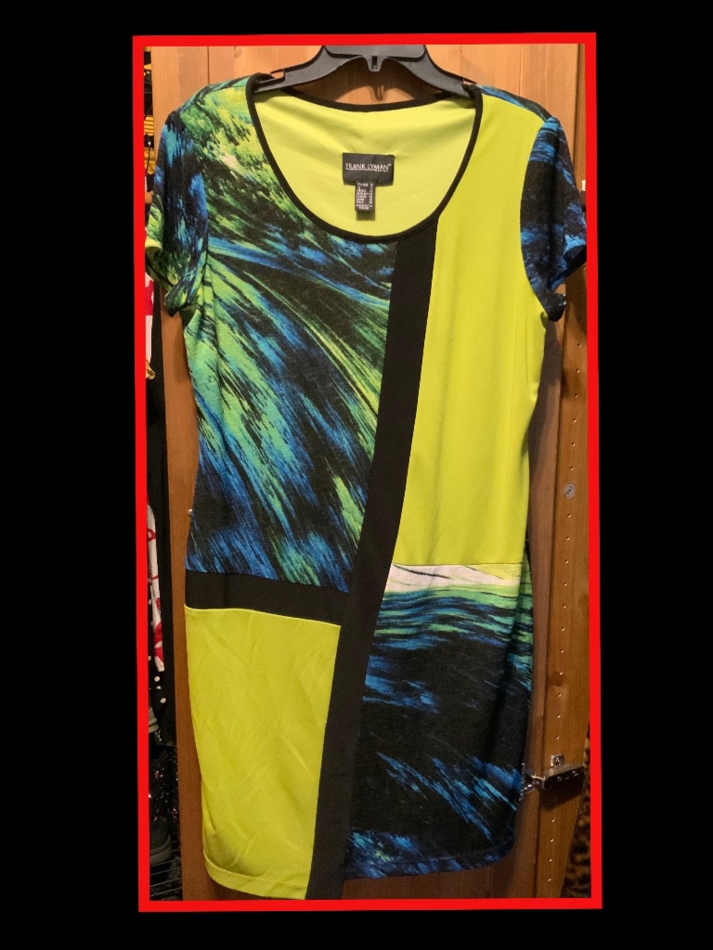 Frank Lyman Design colourful dress size 16